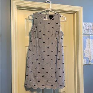 Cynthia Rowley dress with bike pattern.